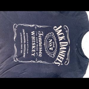 women’s baby tee vintage jack daniels tee